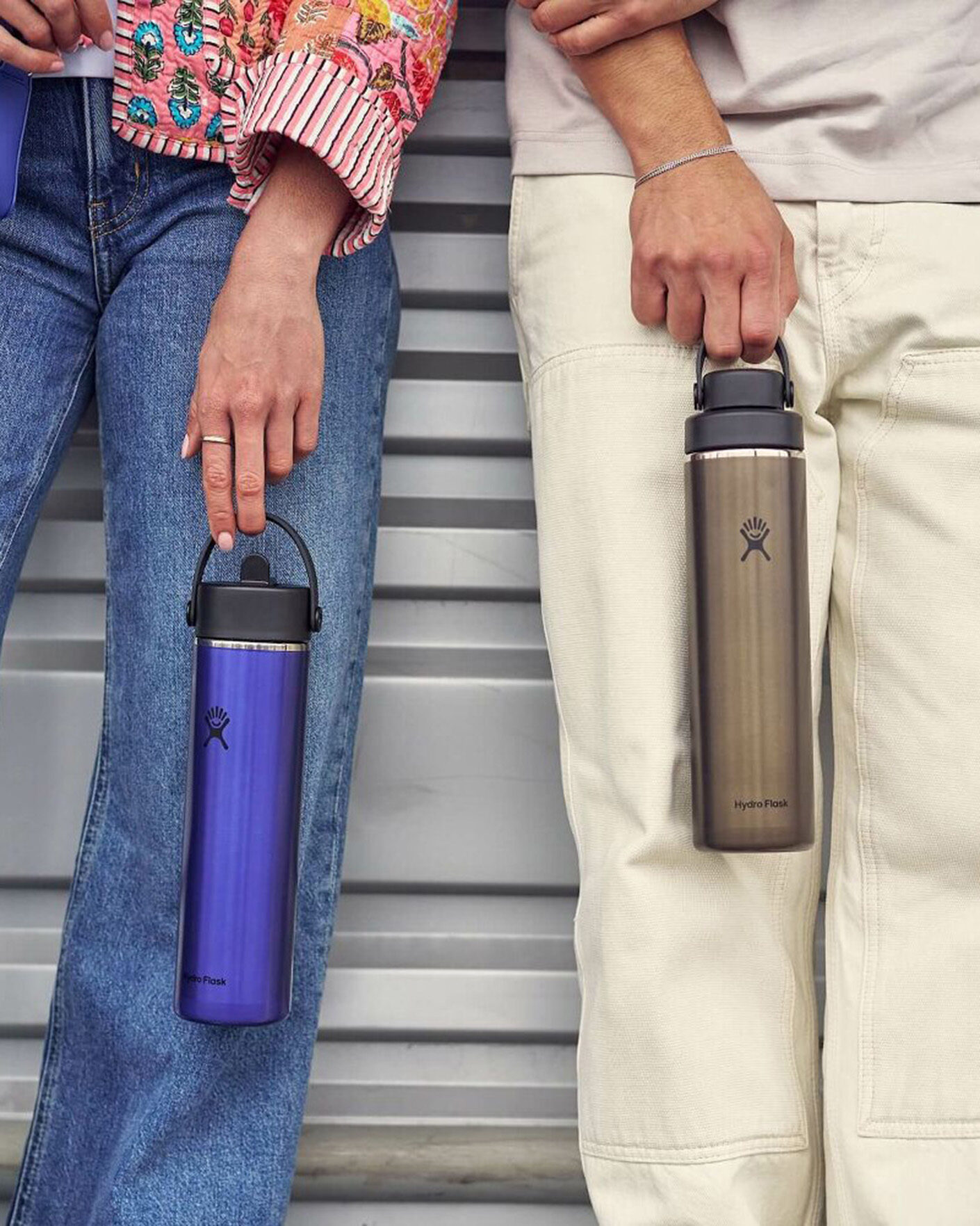Herren | Outdoor living | Hydro Flask | Lightweight Flex Straw 24oz Bottle Obsidian
