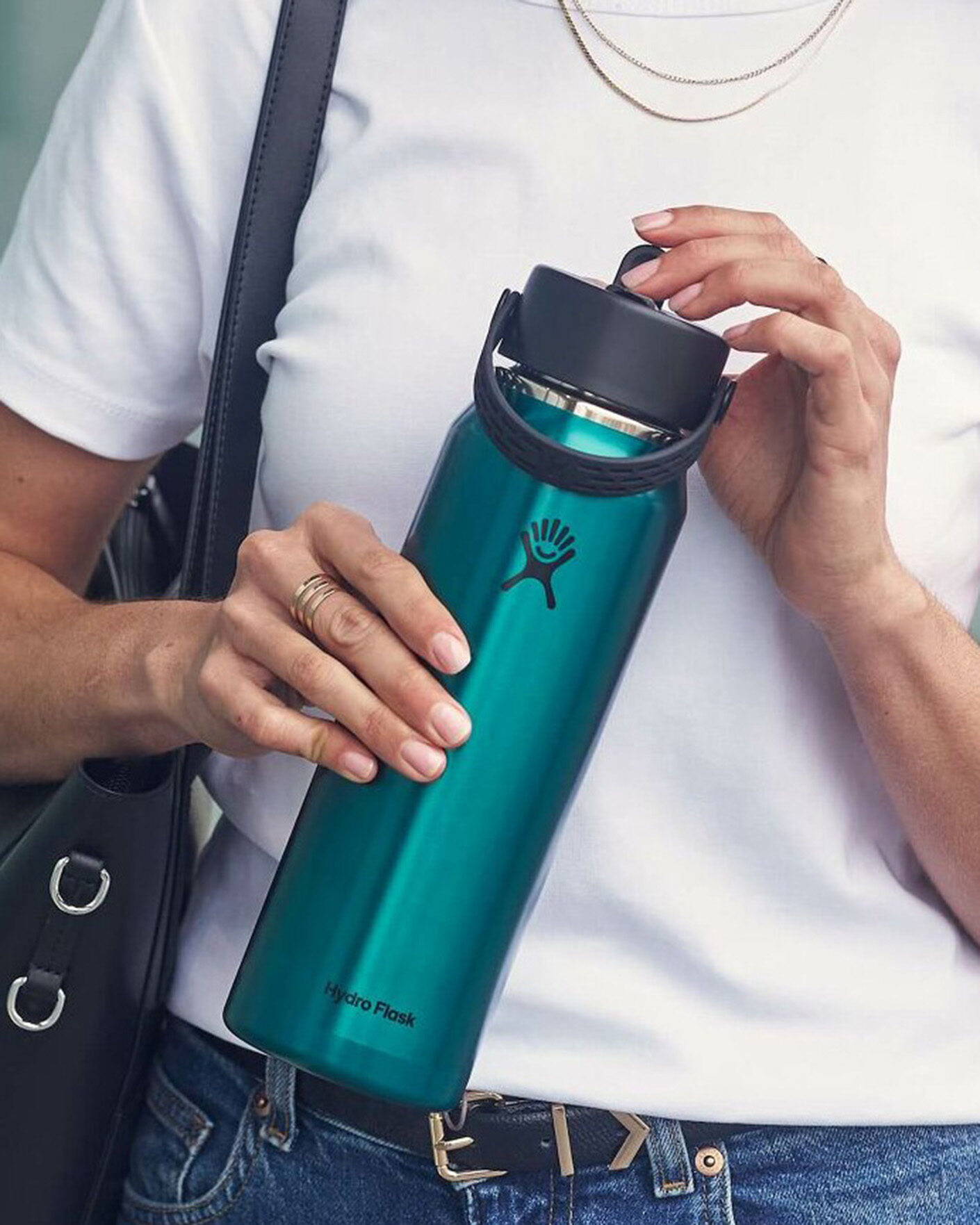 Herren | Outdoor living | Hydro Flask | Lightweight Flex Straw 32oz Bottle Emerald Green