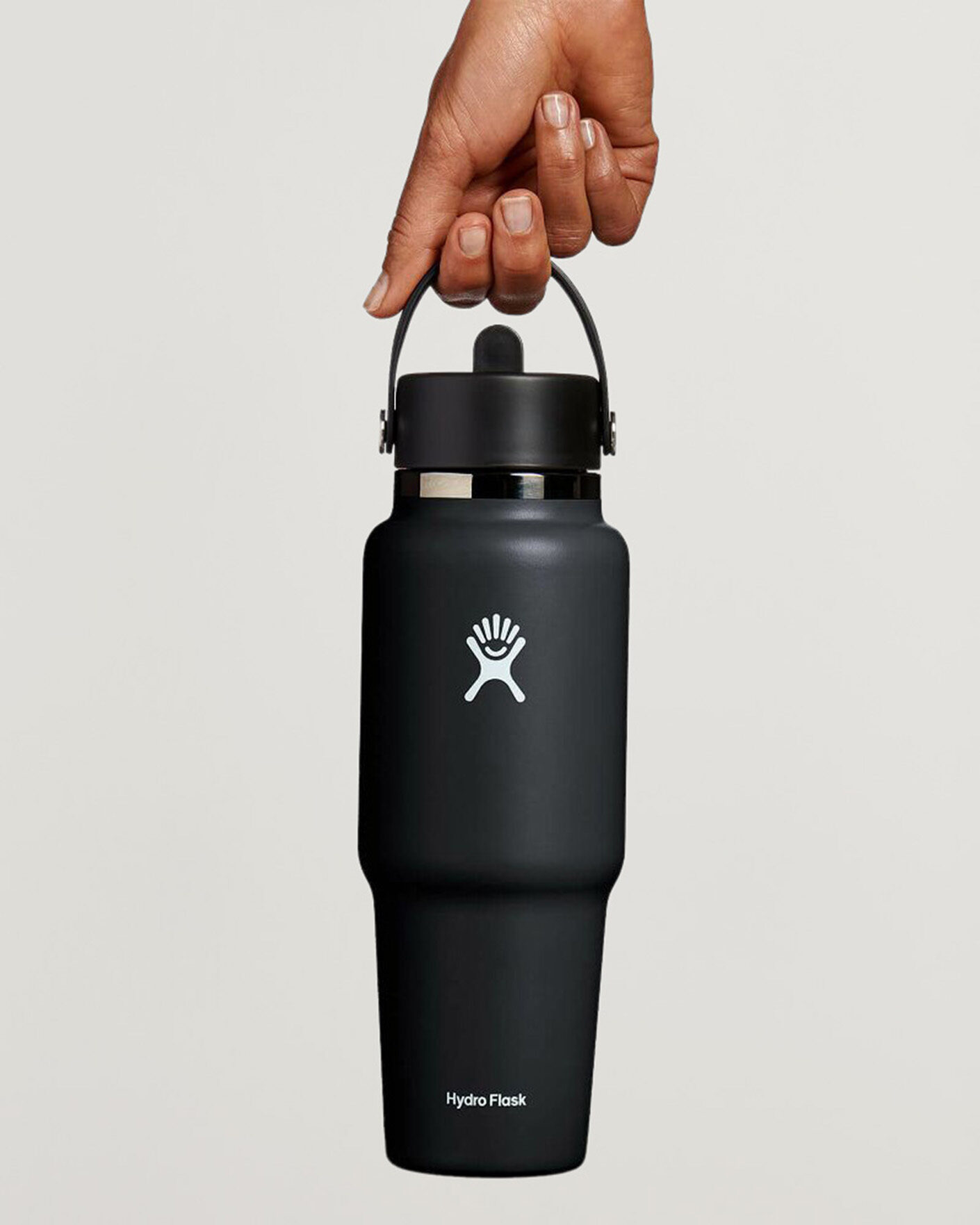 Herren | Outdoor living | Hydro Flask | Travel Bottle Flex Straw Cap 32oz Black