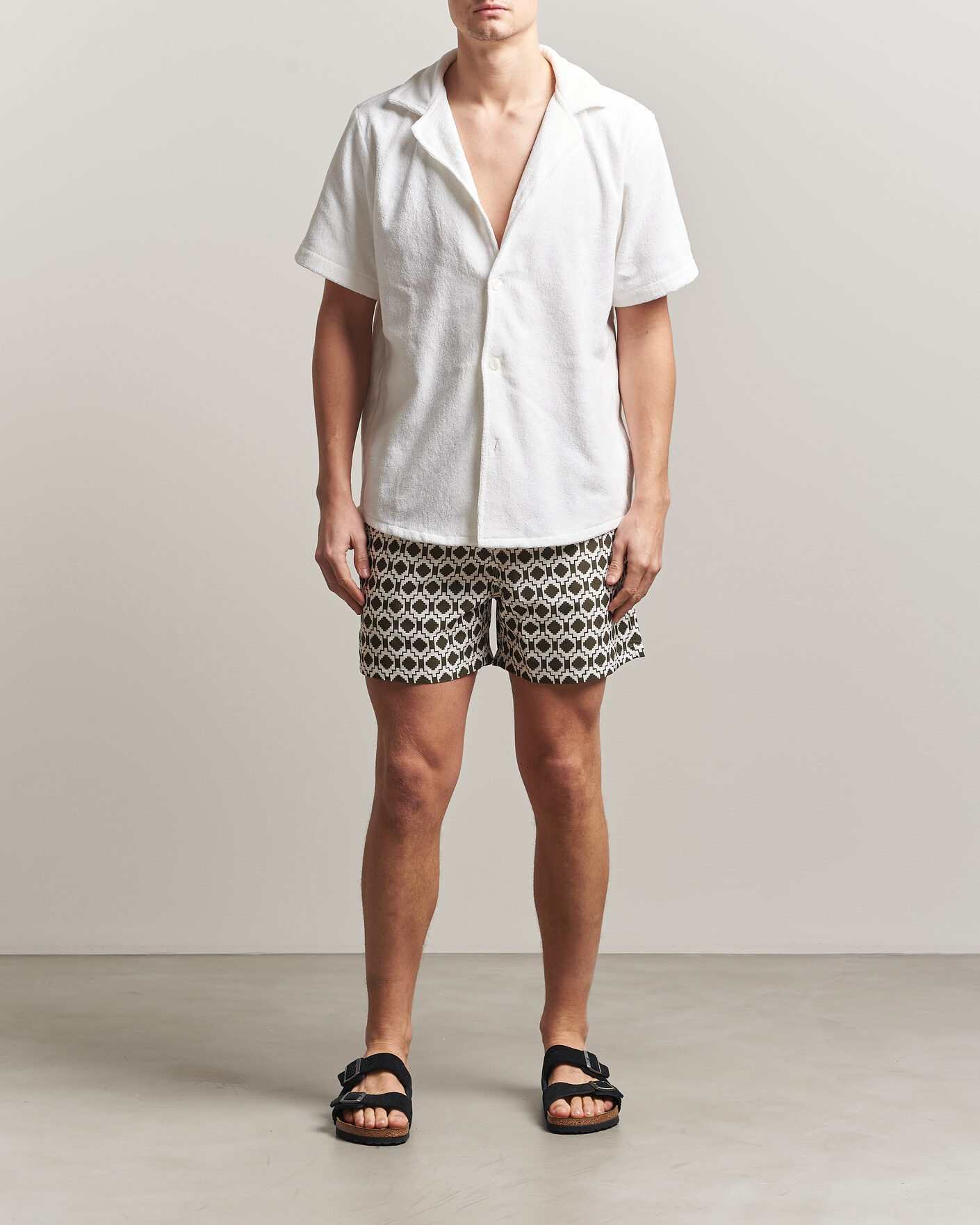 Herren | Badehosen | OAS | Printed Swimshorts Pine Mitu