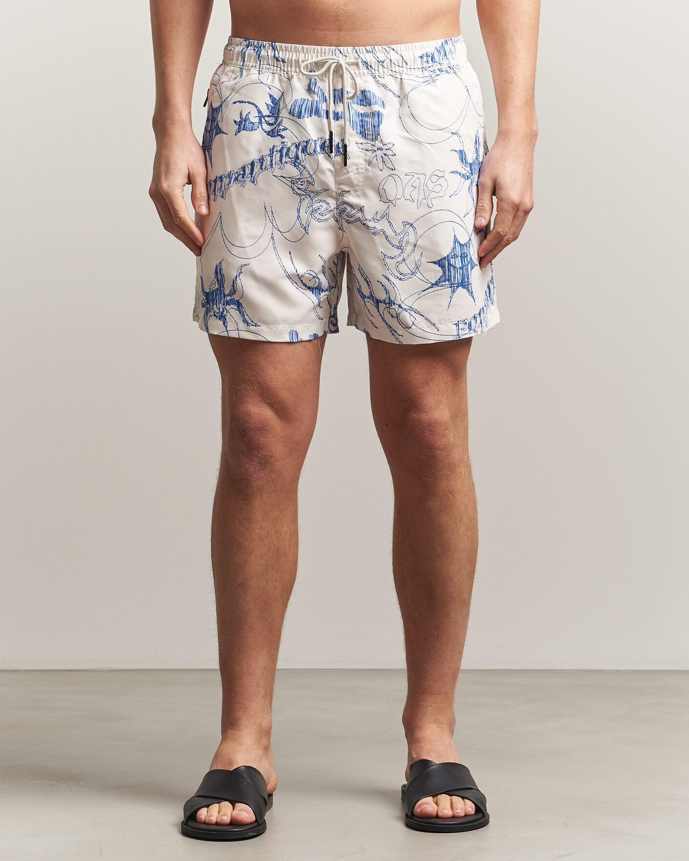 Herren | Badehosen | OAS | Printed Swimshorts Romantique