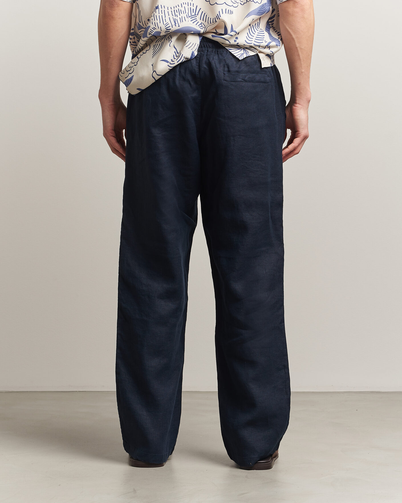 Herren | Hosen | OAS | Nino Linen Pants Navy