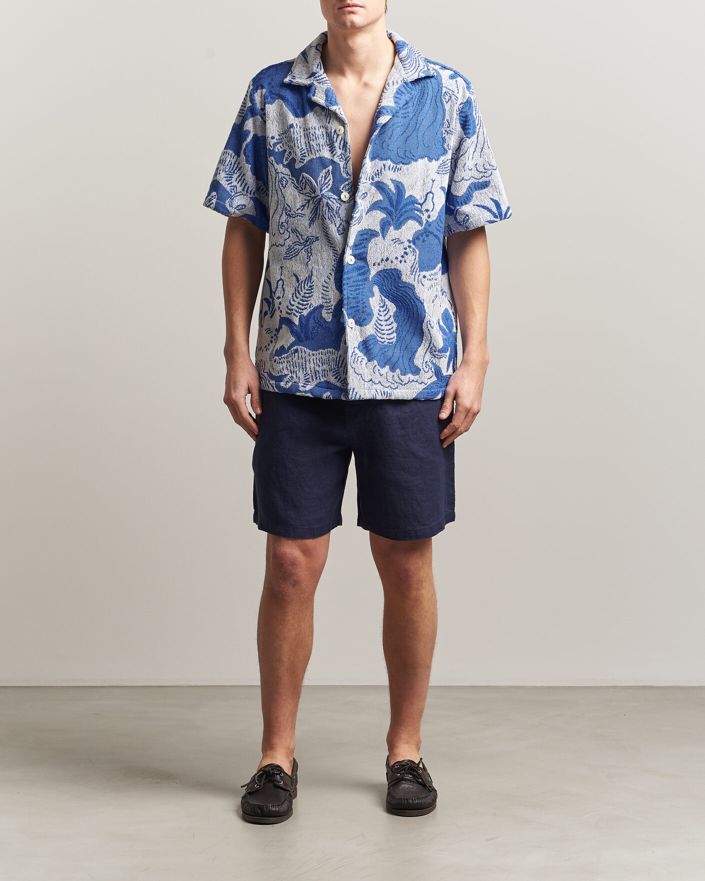 Herren | Hemden | OAS | Cuba Short Sleeve Shirt Mystea