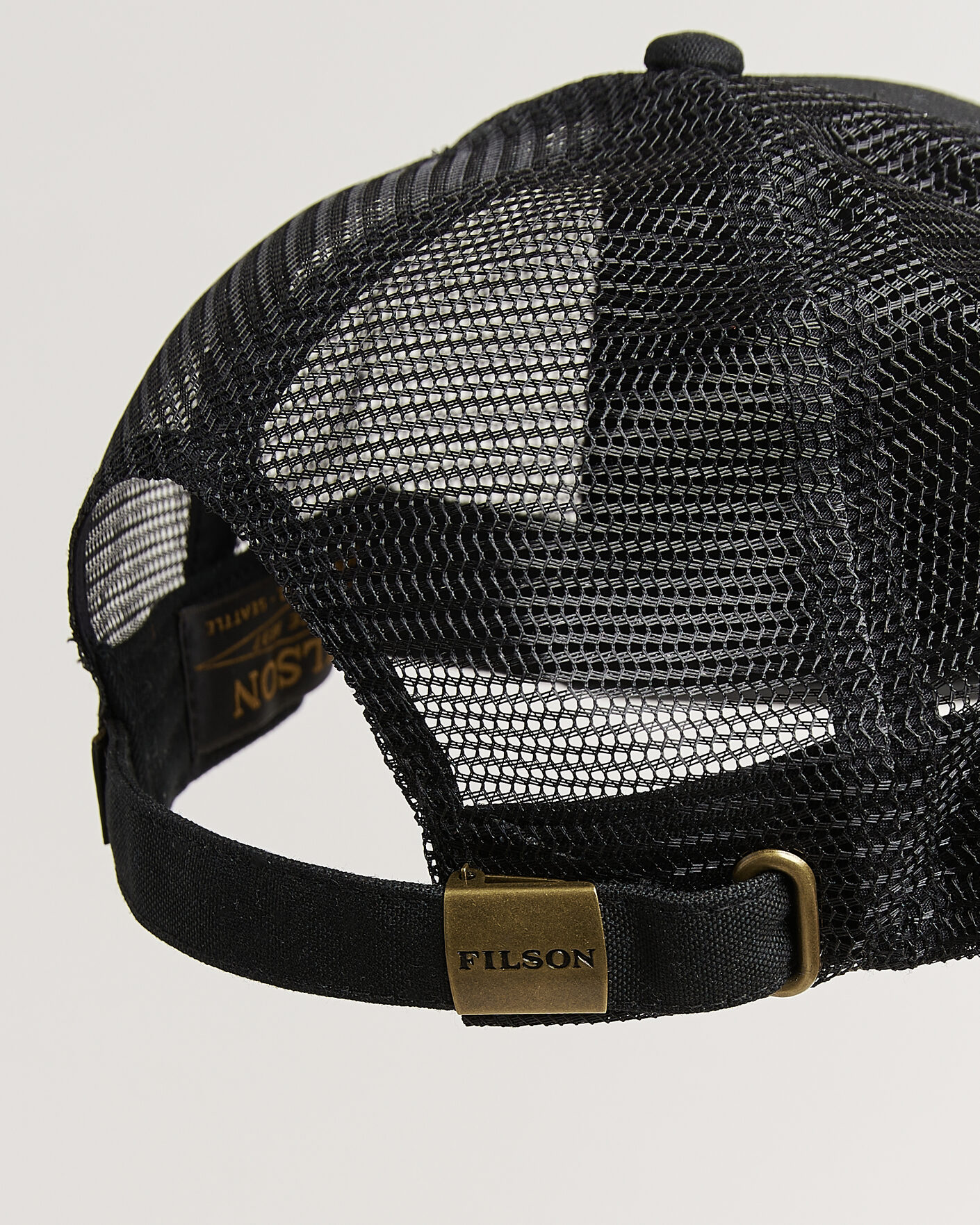 Herren | Hüte & Mützen | Filson | Scenic Waxed Logger Mesh Cap Black