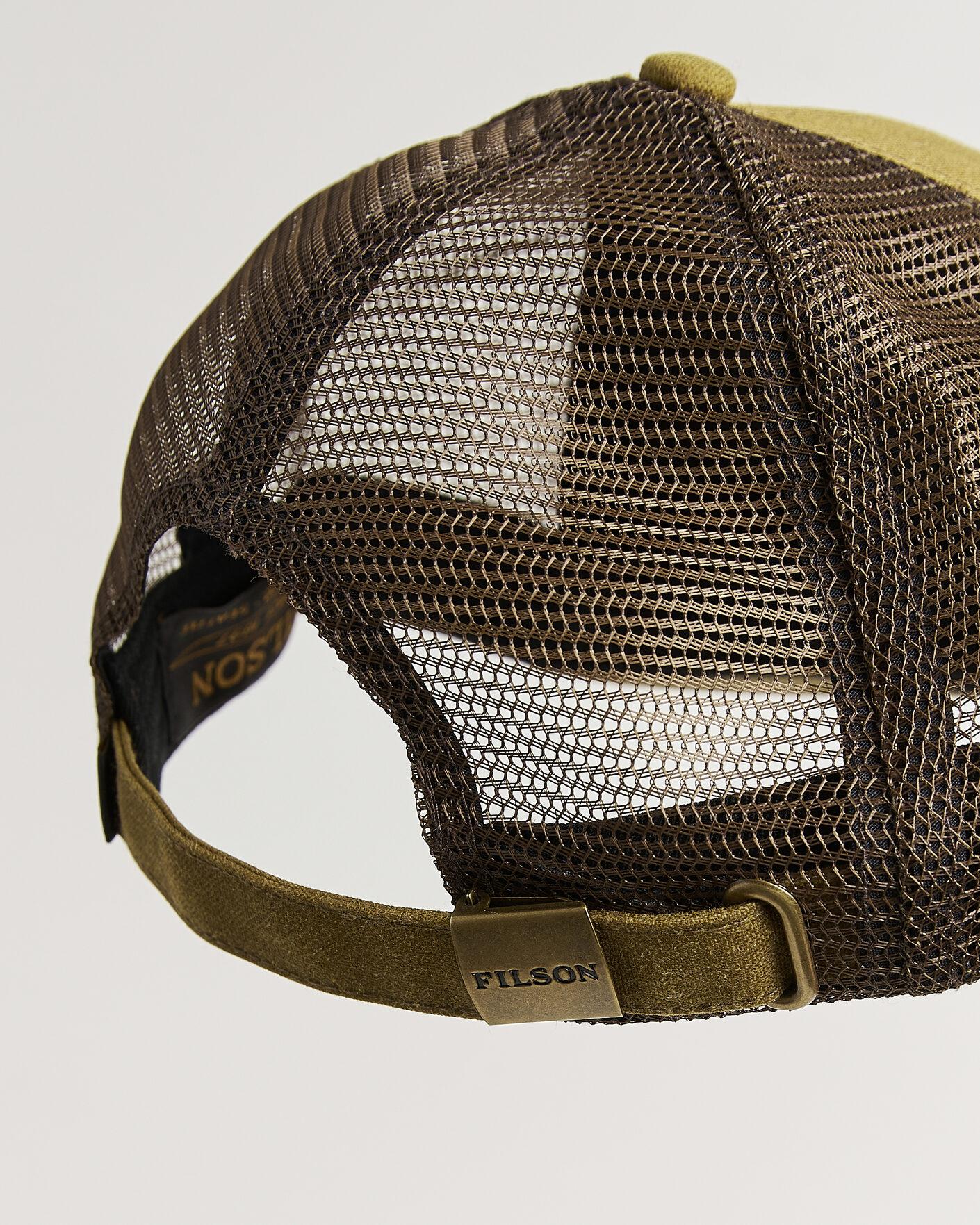 Herren | Hüte & Mützen | Filson | Scenic Waxed Logger Mesh Cap Dark Tan
