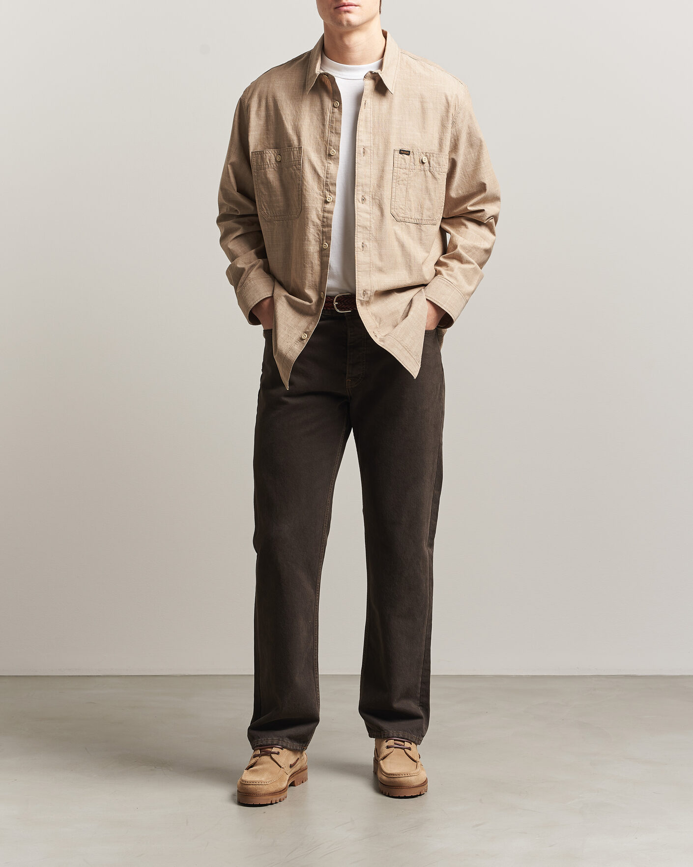 Herren | Hemden | Filson | Chambray CPO Shirt Tan
