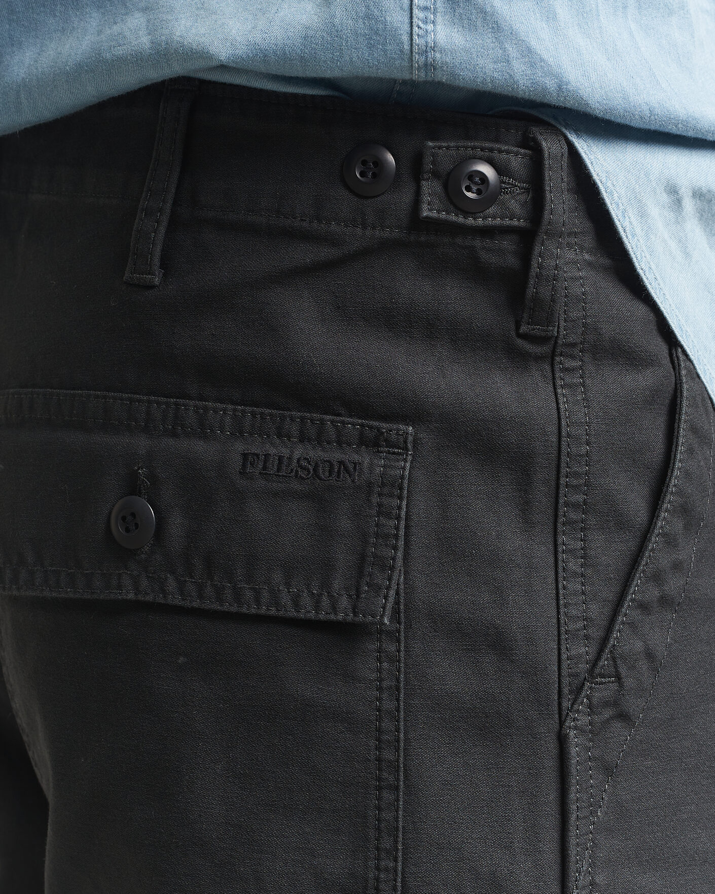 Herren | Hosen | Filson | Field Supply Pants Washed Faded Black