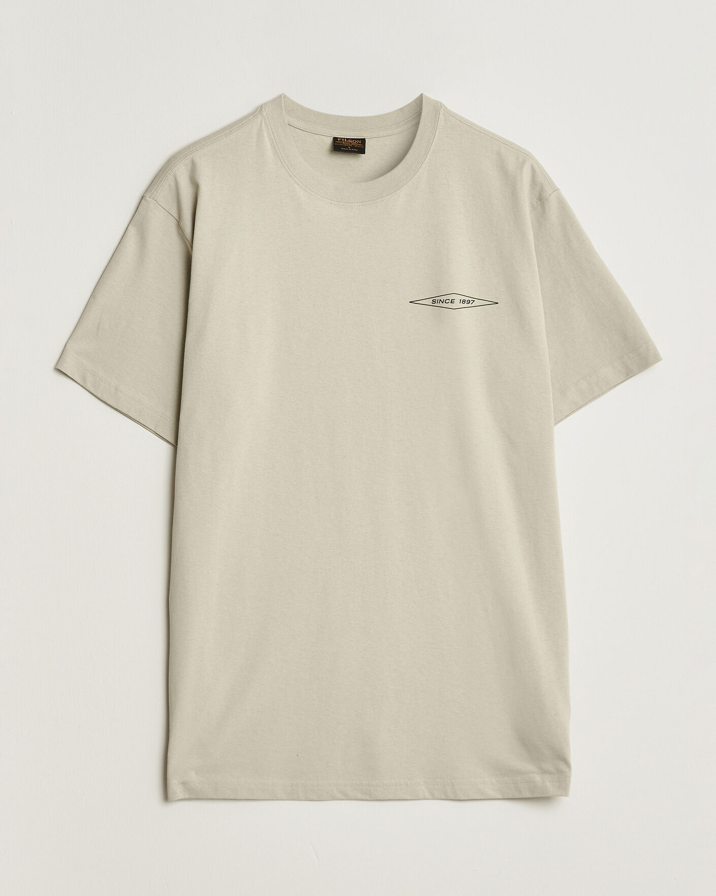 Herren | T-Shirts | Filson | Diamond Graphic T-Shirt Sky Grey