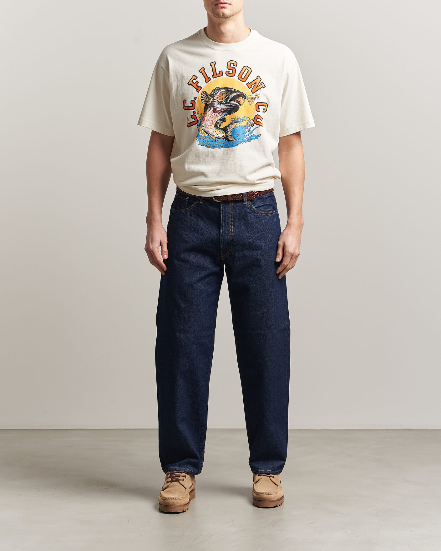 Herren | T-Shirts | Filson | Dry Fly Graphic T-Shirt Basswood