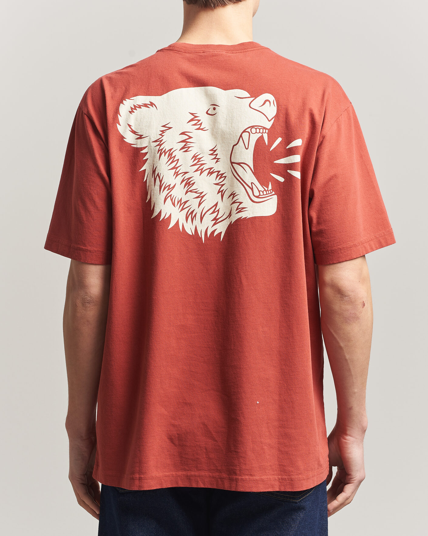 Herren | T-Shirts | Filson | Bear Graphic T-Shirt Chili Oil