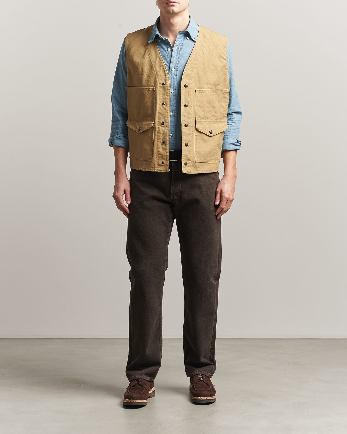 Herren | Westen | Filson | Dry Tin Vest Tan