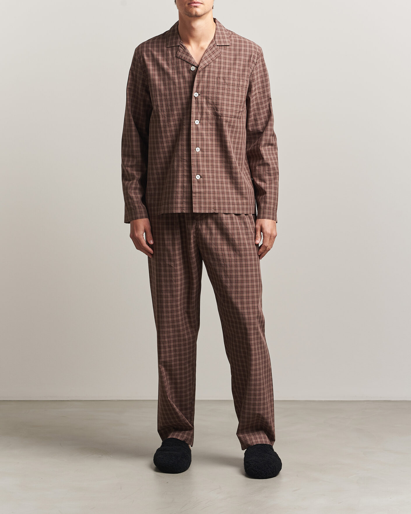 Herren | Schlafanzüge & Bademäntel | Tekla | Fine Twill Pyjama Pants Serra Checks