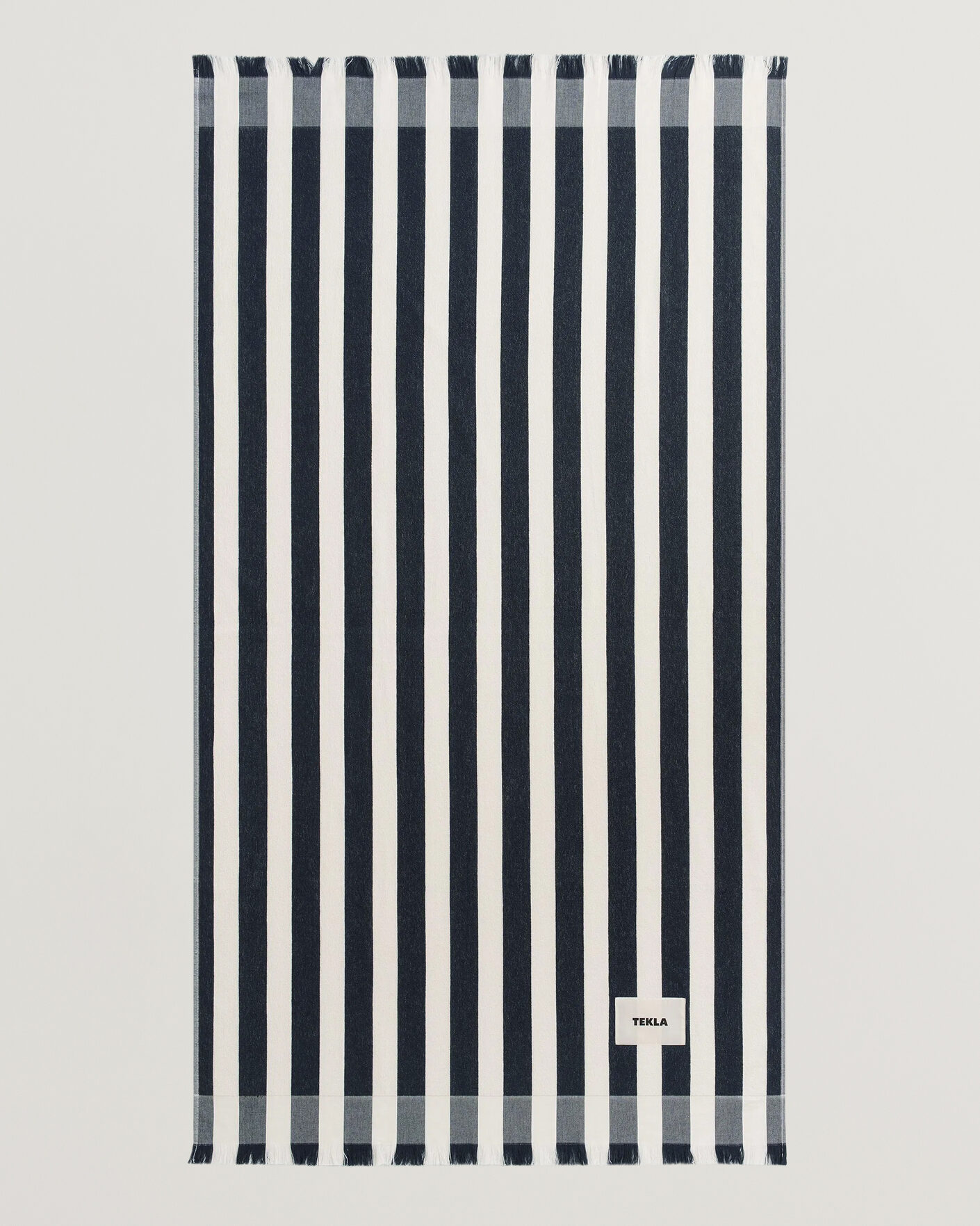 Herren | Textilien | Tekla | Organic Terry Beach Towel Cala Stripes
