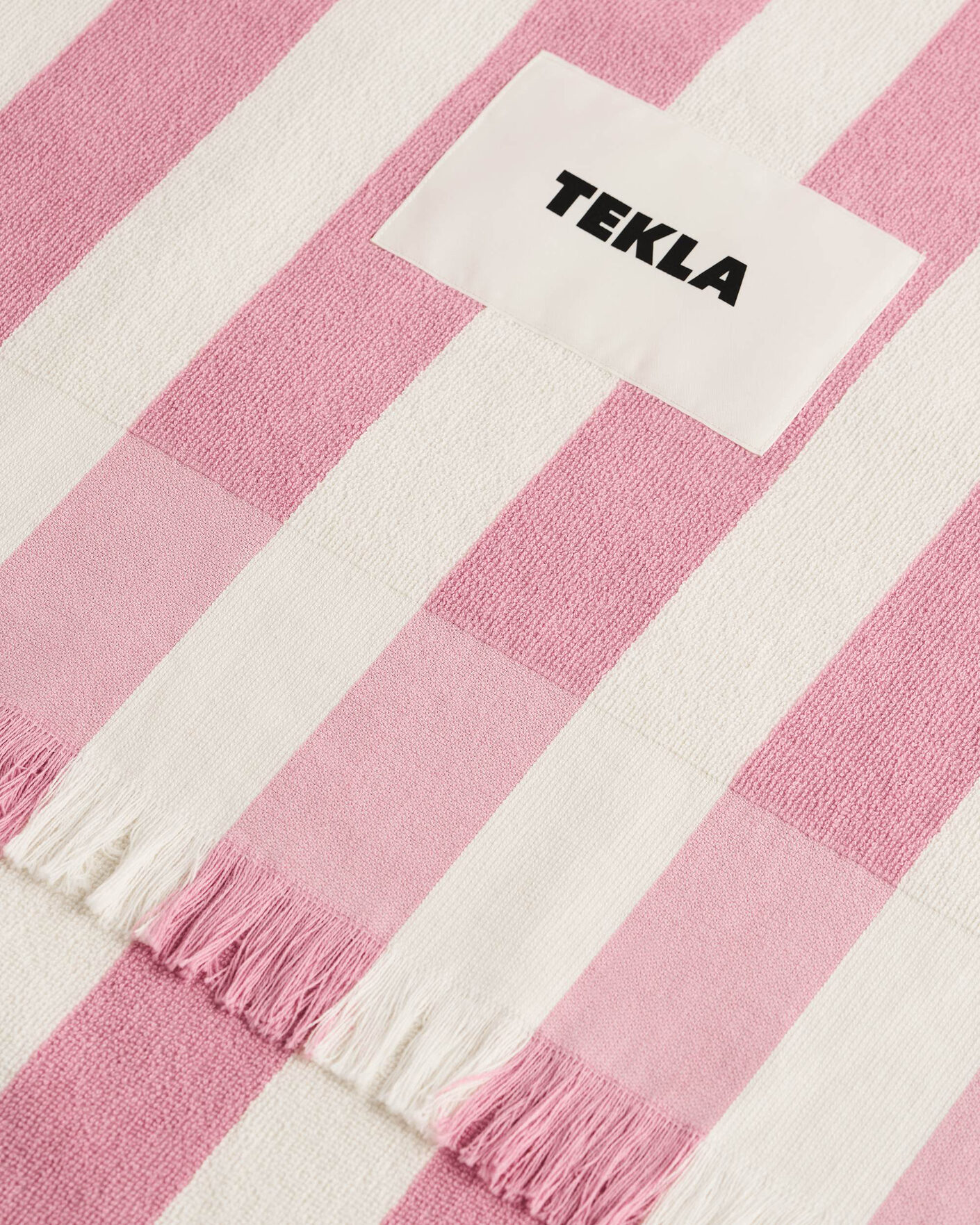 Herren | Textilien | Tekla | Organic Terry Beach Towel Palma Stripes