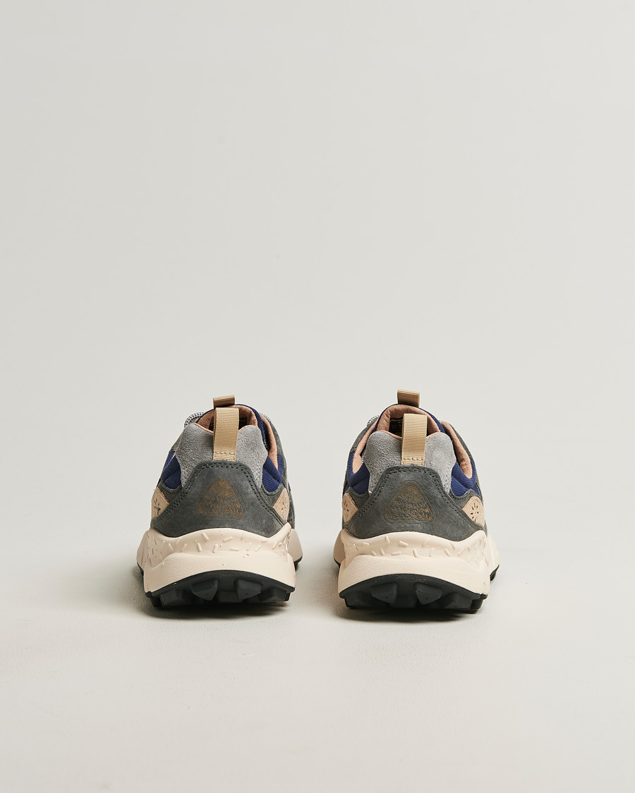 Herren | Sneaker | Flower Mountain | Yamano 3 Suede/Canvas Sneaker Blue/Grey