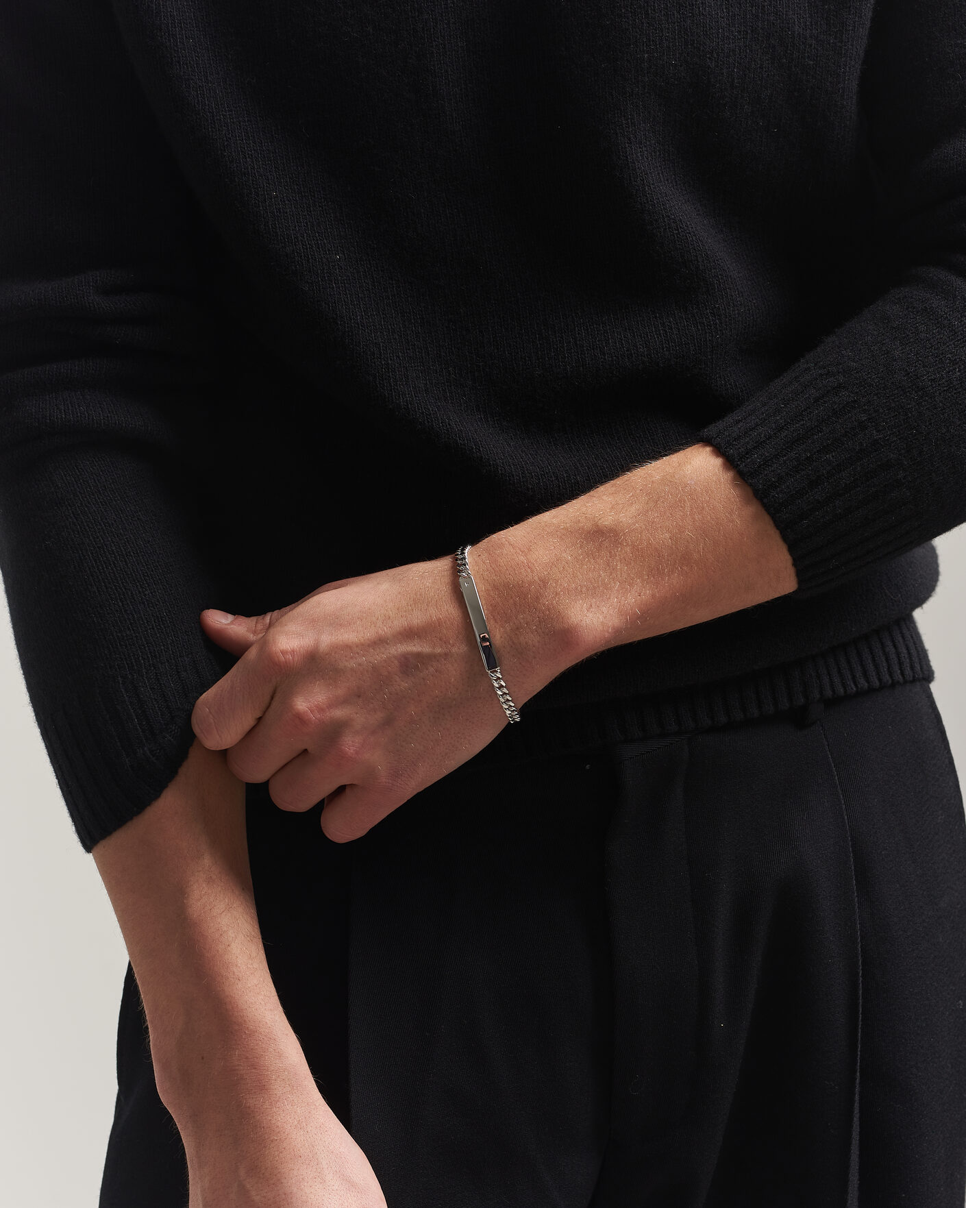 Herren | Schmuck | Tom Wood | ID Bracelet Silver
