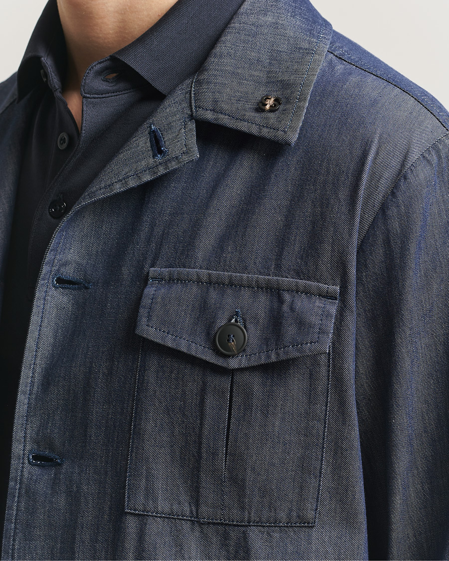 Herren | Jacken | Gran Sasso | Cotton Safari Jacket Navy