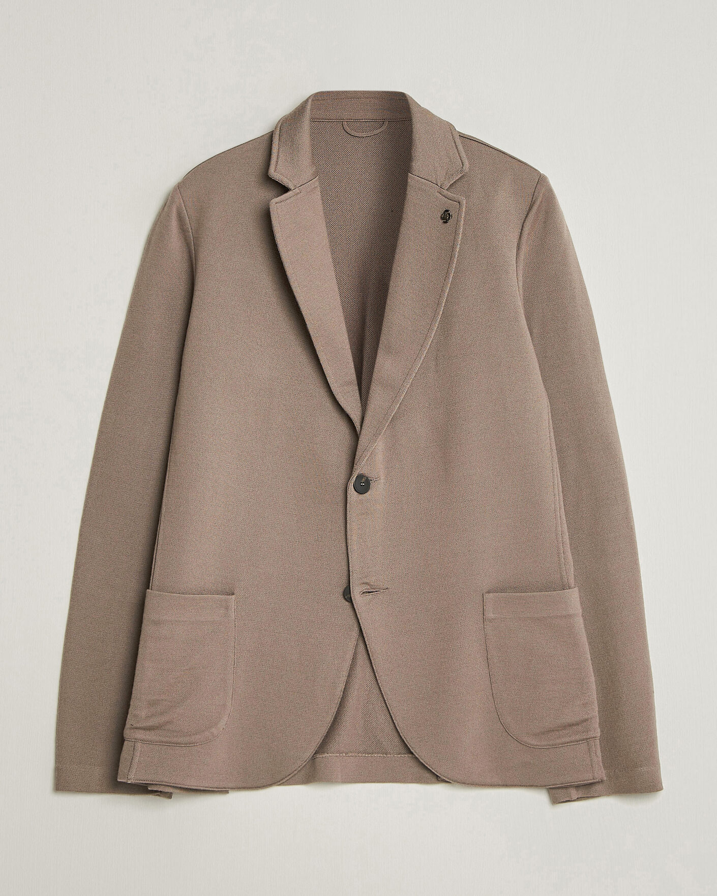 Herren | Sakkos | Gran Sasso | Wool Knitted Blazer Brown