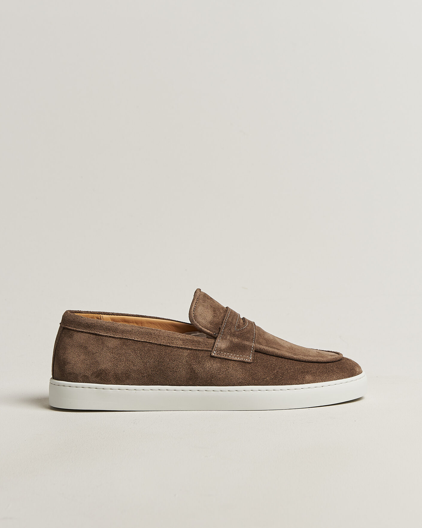 Herren | Loafer | Fliteless | Suede Penny Sneaker Light Brown