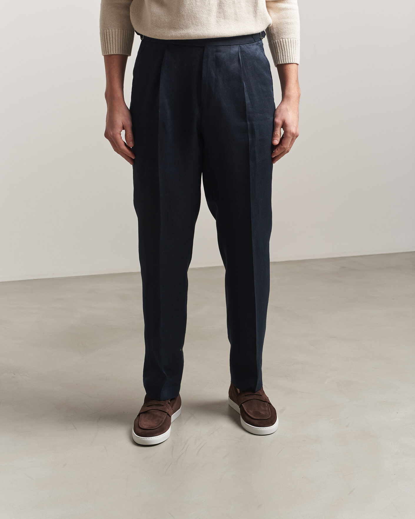 Herren | Loafer | Fliteless | Suede Penny Sneaker Dark Brown