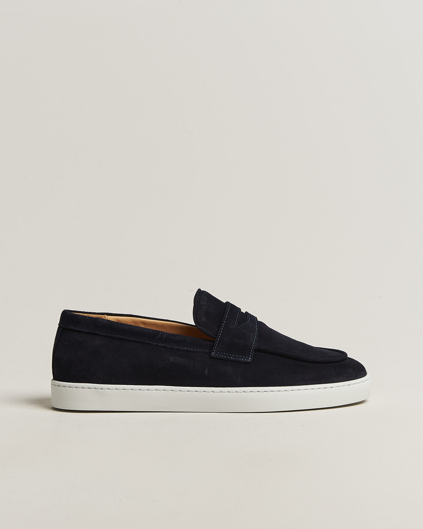 Herren | Loafer | Fliteless | Suede Penny Sneaker Navy