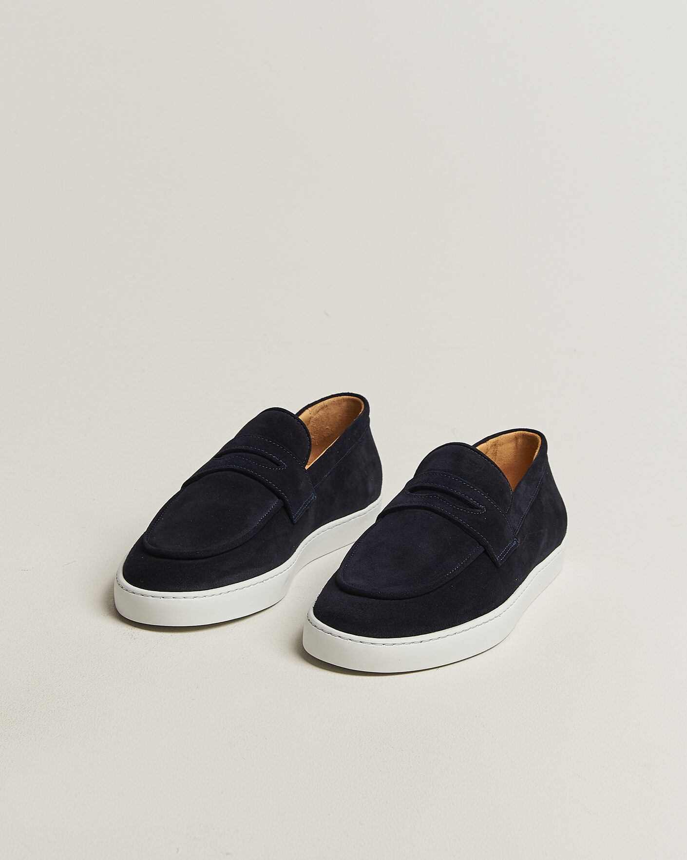 Herren | Loafer | Fliteless | Suede Penny Sneaker Navy