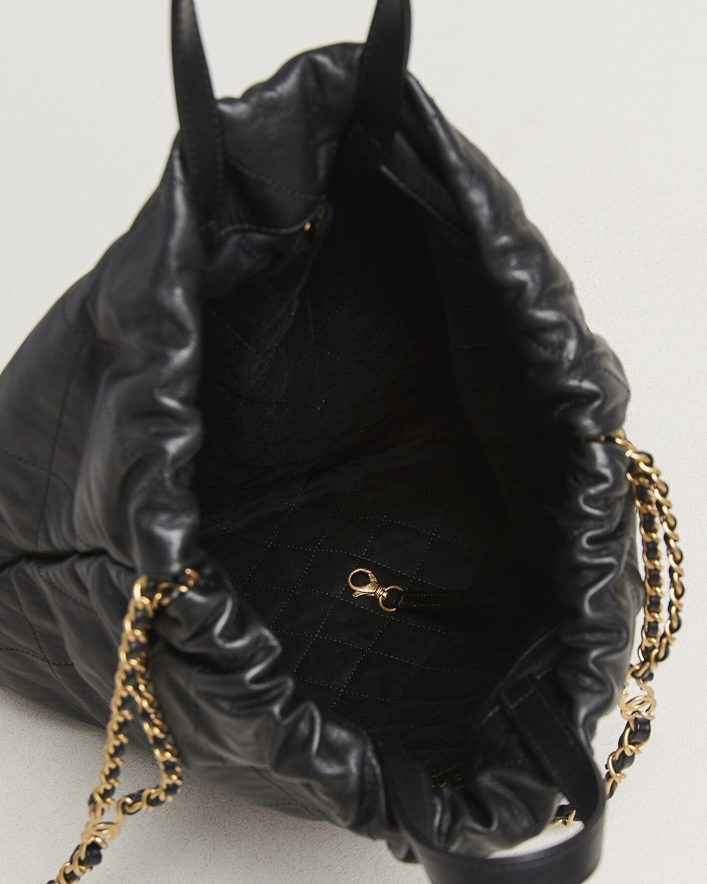 Herren | Pre-Owned & Vintage Bags | Chanel Pre-Owned | Chanel 22 Backpack Black Black