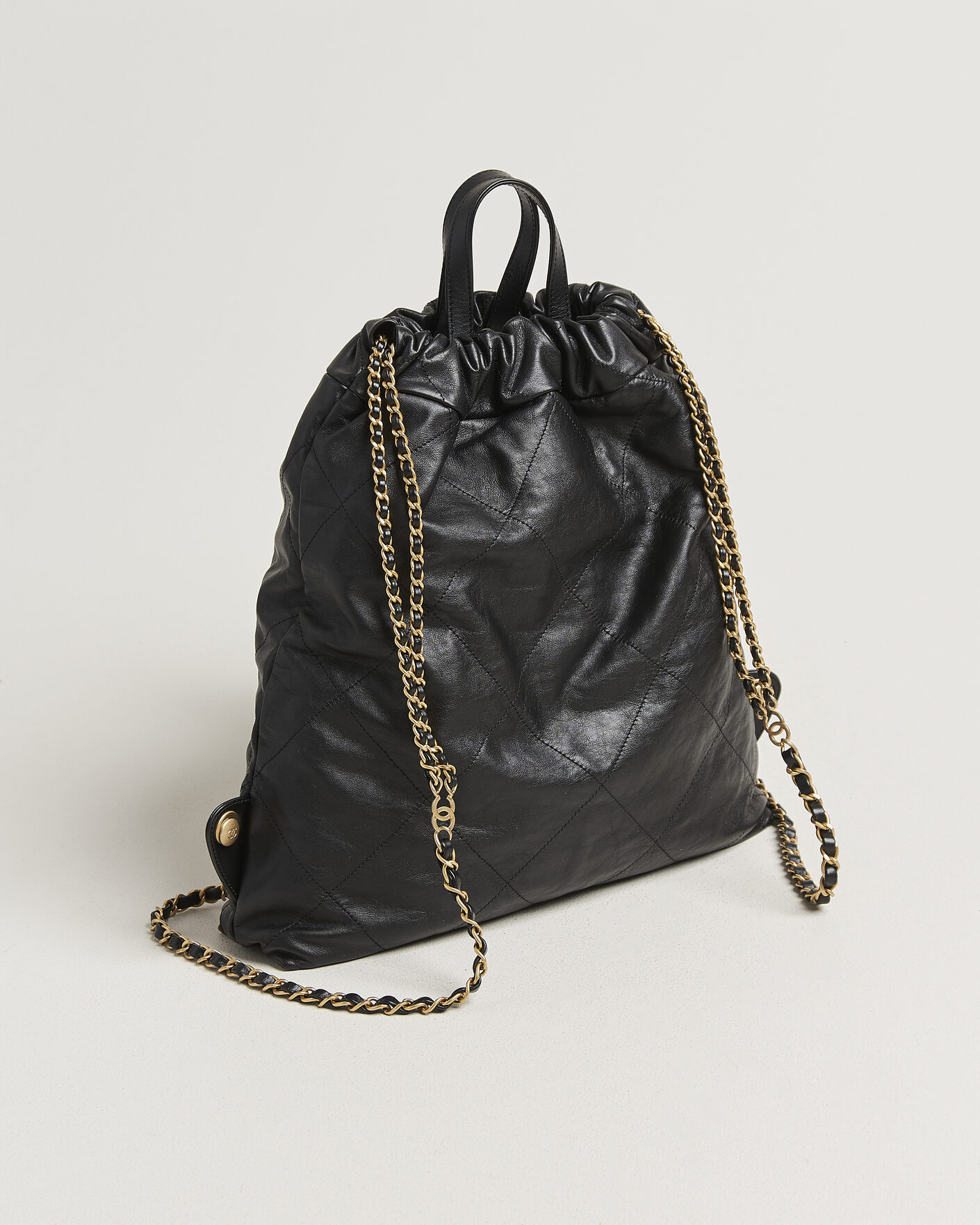 Herren | Pre-Owned & Vintage Bags | Chanel Pre-Owned | Chanel 22 Backpack Black