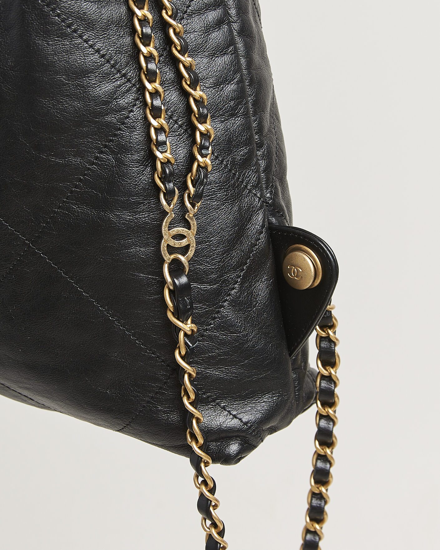 Herren | Pre-Owned & Vintage Bags | Chanel Pre-Owned | Chanel 22 Backpack Black