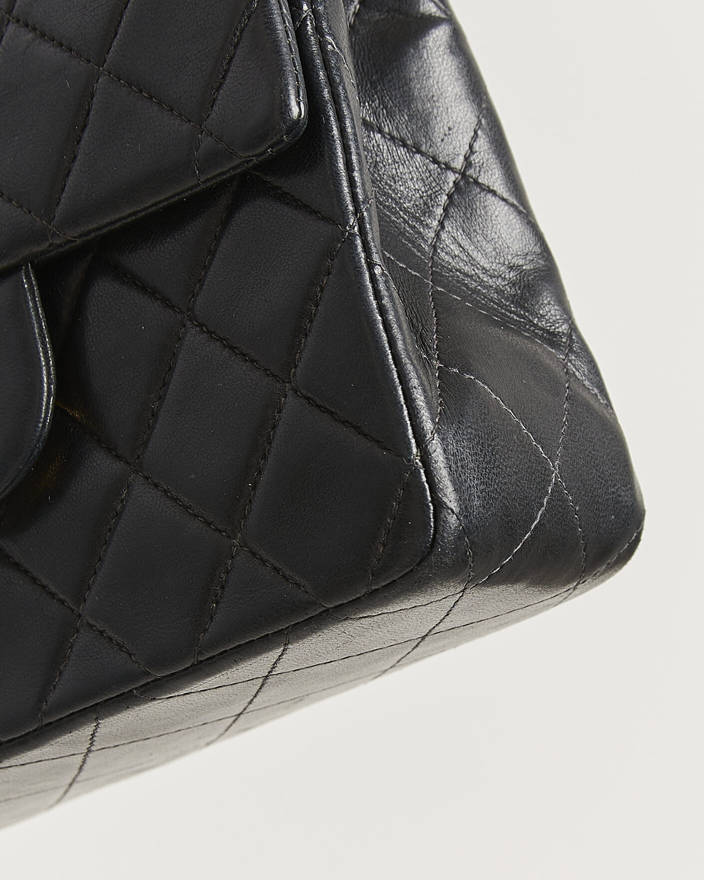 Herren | Pre-Owned & Vintage Bags | Chanel Pre-Owned | Classic Mini Single Flap Square Bag Black