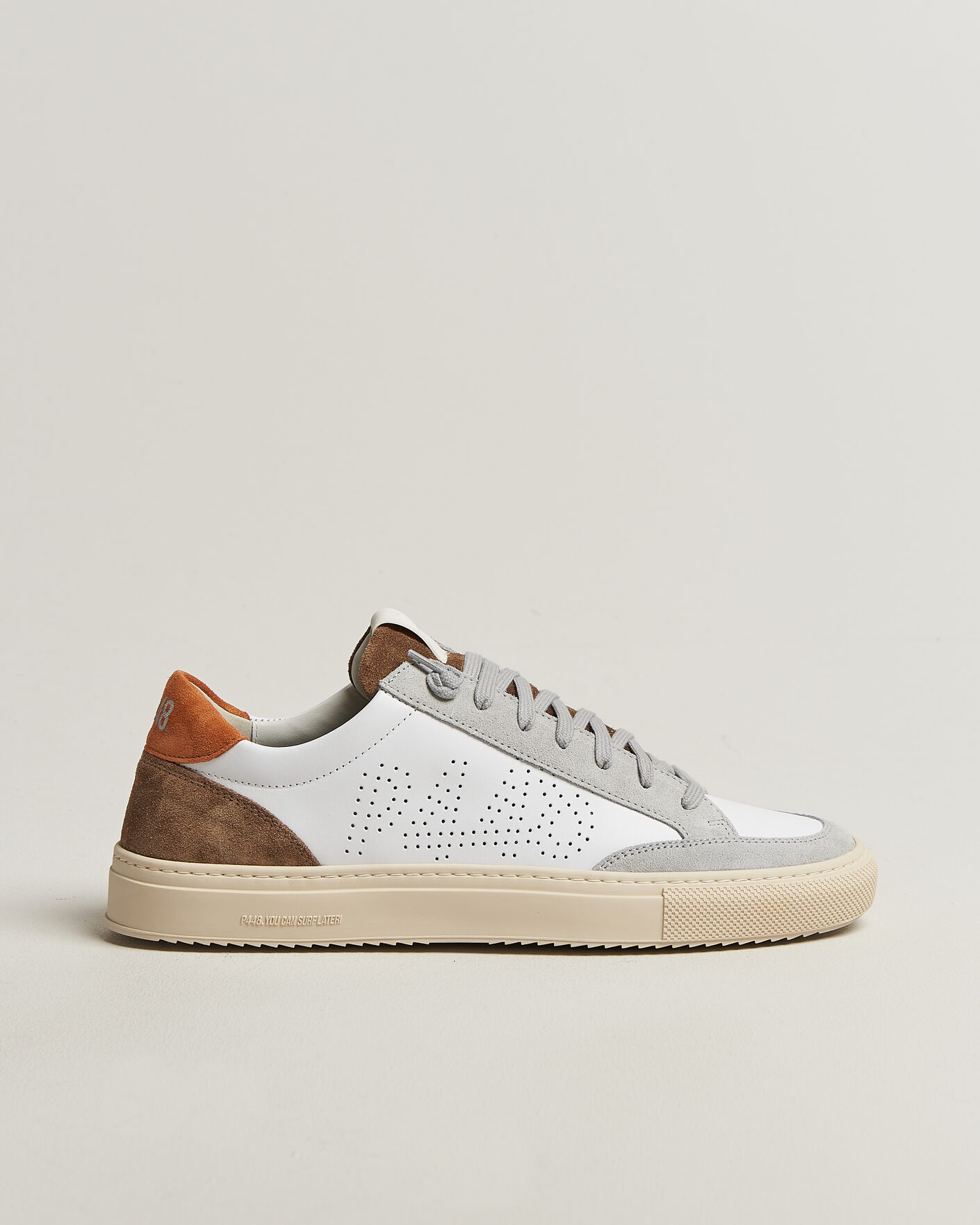Herren | Sneaker | P448 | Soho Leather/Suede Sneaker White/Grey