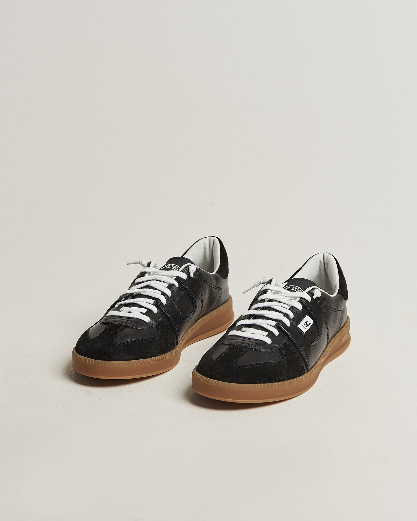 Herren | Sneaker | P448 | Monza Leather/Suede Sneaker Black