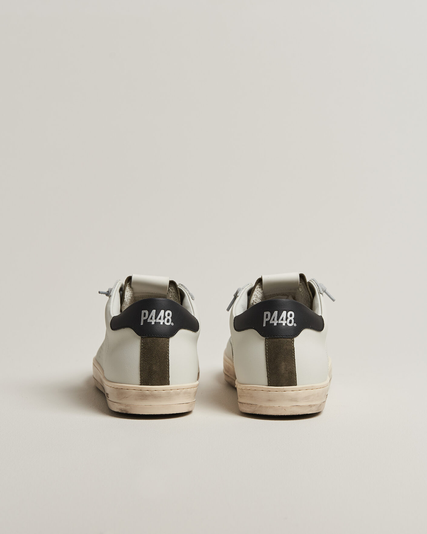Herren | Sneaker | P448 | John Leather Sneaker White/Olive