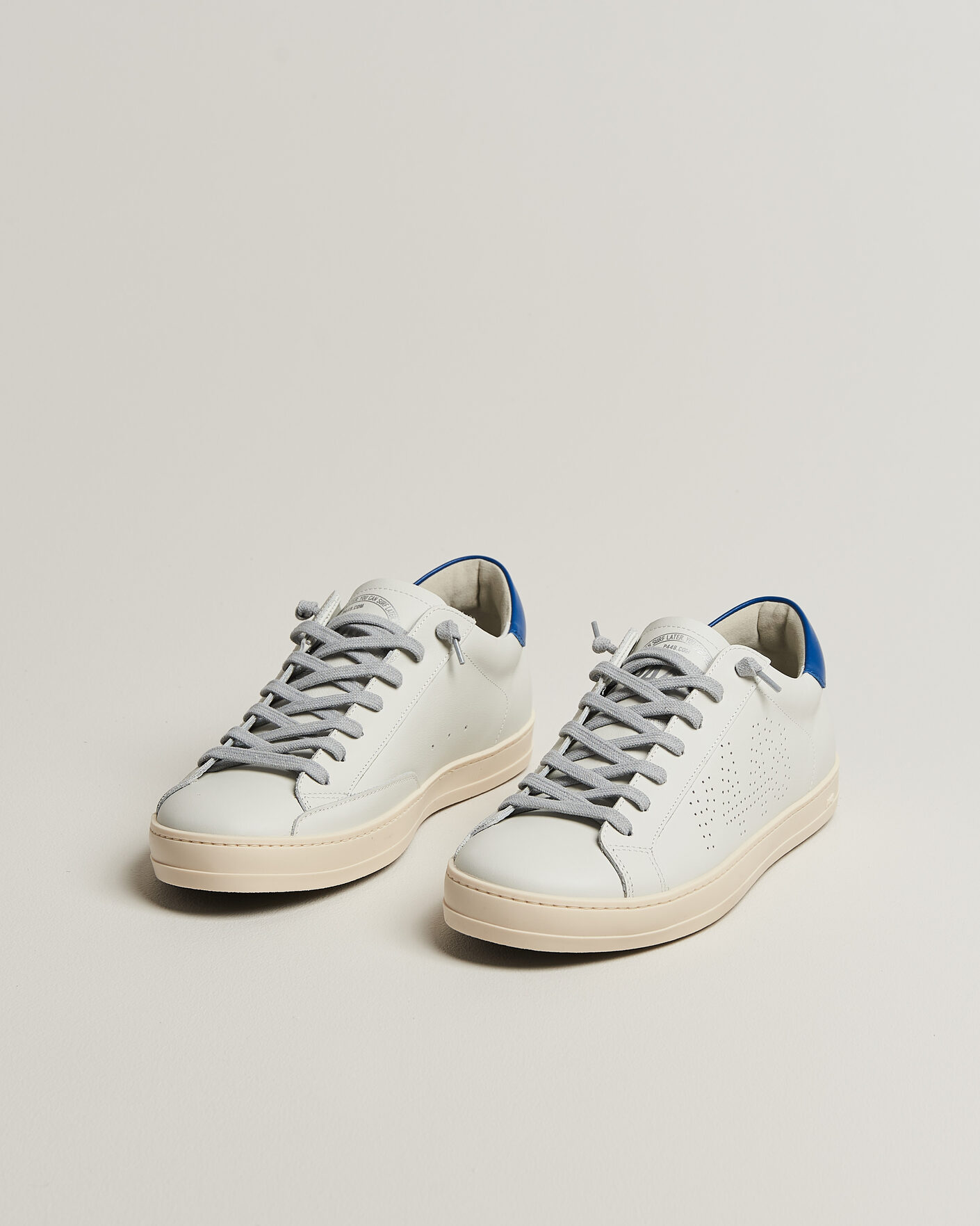 Herren | Sneaker | P448 | John Leather Sneaker White/Blue