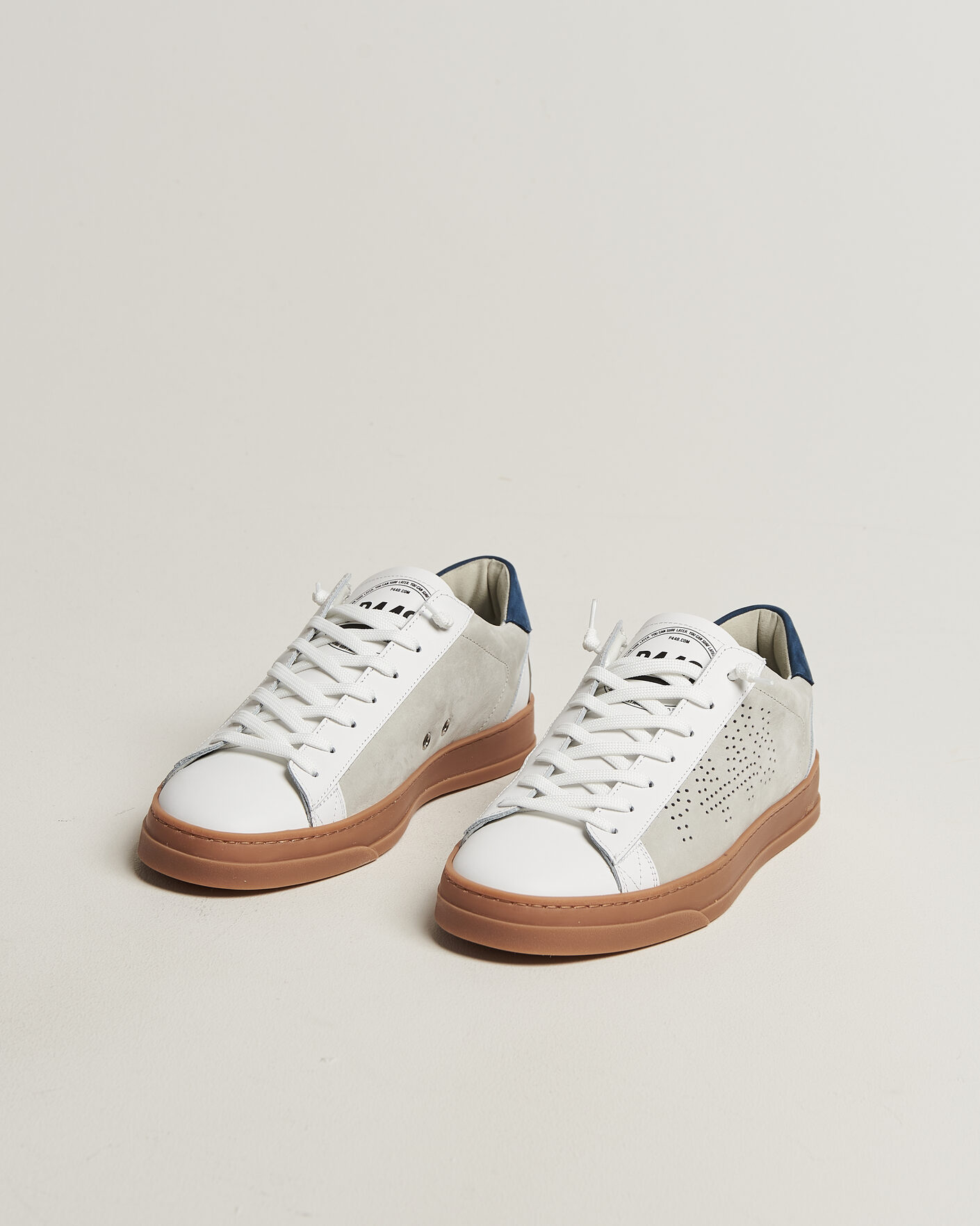Herren | Sneaker | P448 | Jack Leather Sneaker White/Navy