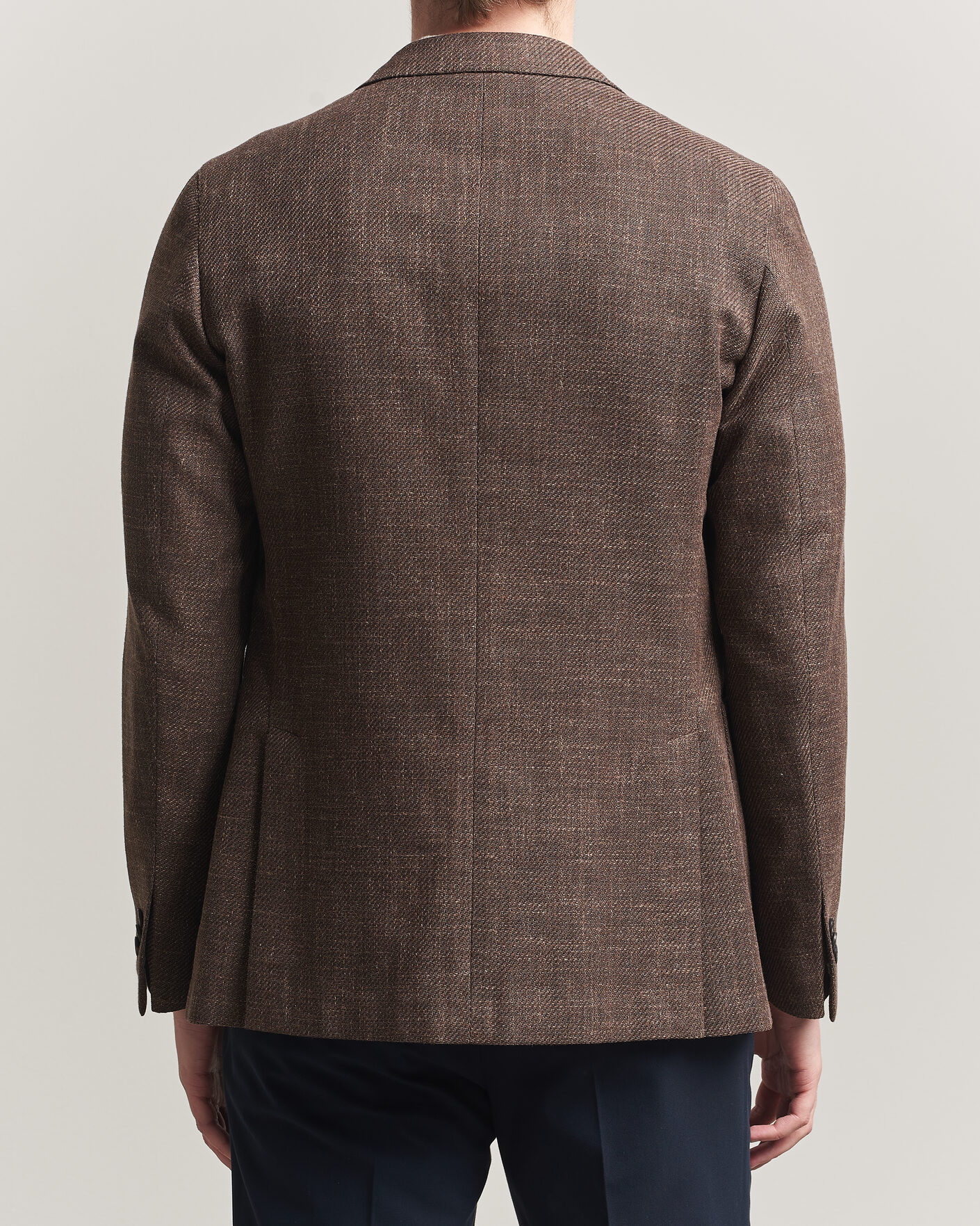 Herren | Sakkos | Incotex | Structured Cotton Blazer Dark Brown