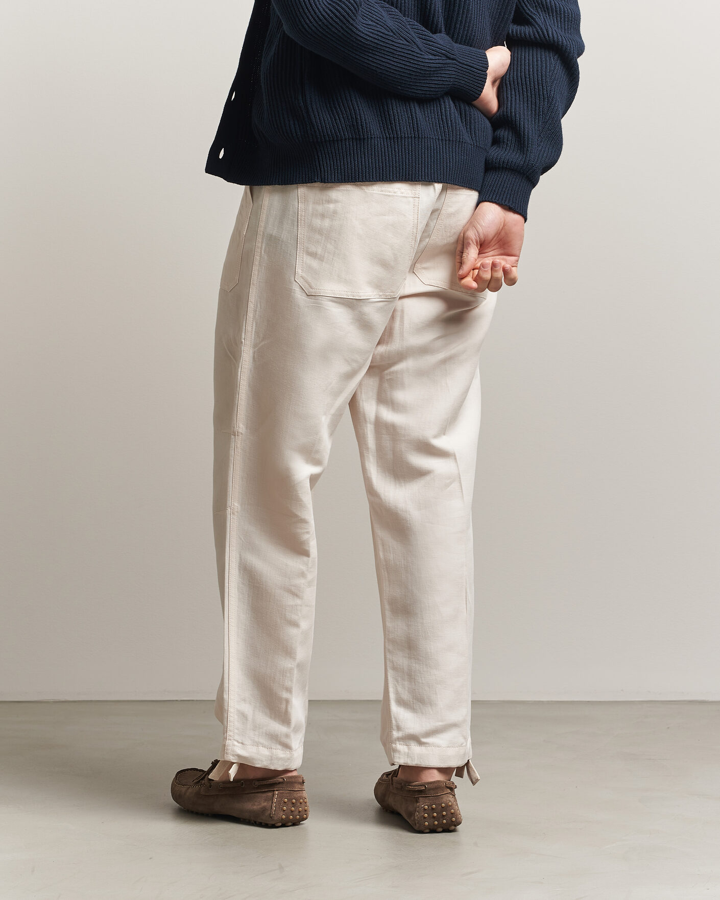 Herren | Hosen | Brunello Cucinelli | Linen Casual Pants Off White