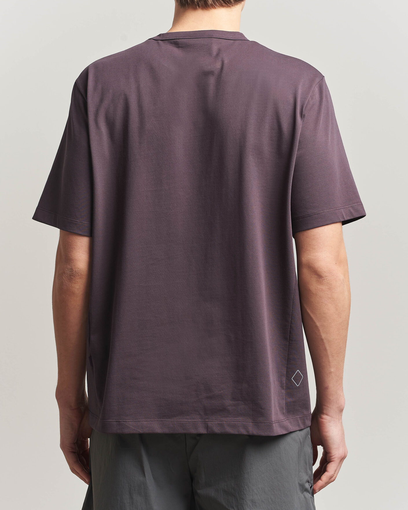 Herren | T-Shirts | Pas Normal Studios | Off Race Cotton Tech T-Shirt Dark Purple