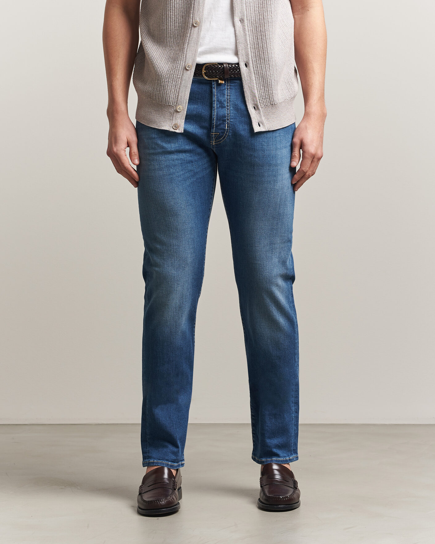 Herren | Hosen | Jacob Cohën | Bard Slim Fit Super Stretch Jeans Light Vintage