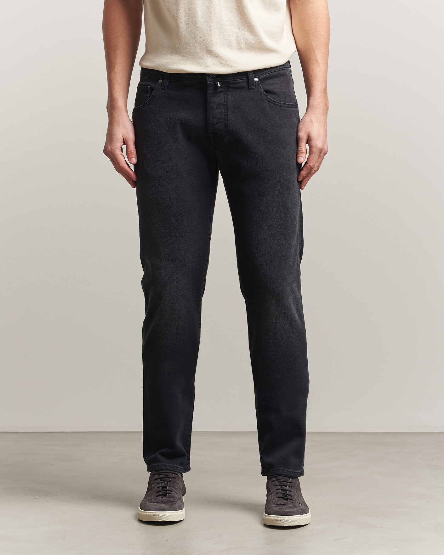Herren | Hosen | Jacob Cohën | Nick Slim Fit Power Stretch Jeans Medium Black Wash