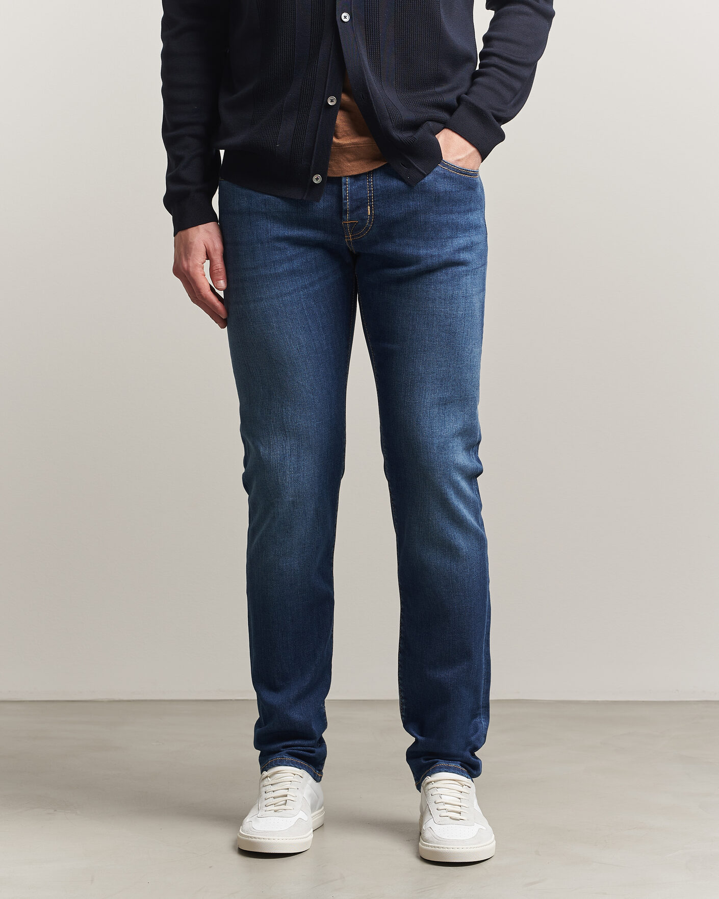 Herren | Hosen | Jacob Cohën | Nick Slim Fit Super Stretch Jeans Medium Vintage