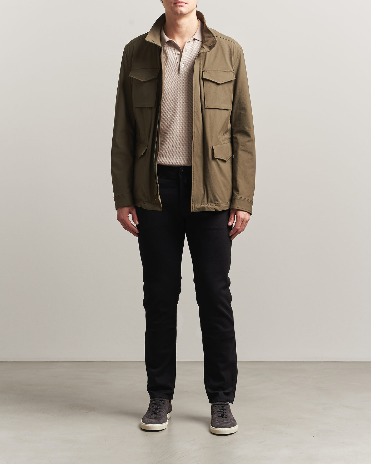 Herren | Jeans | Jacob Cohën | Nick Slim Fit Stretch Stay Black Jeans Rinse Wash