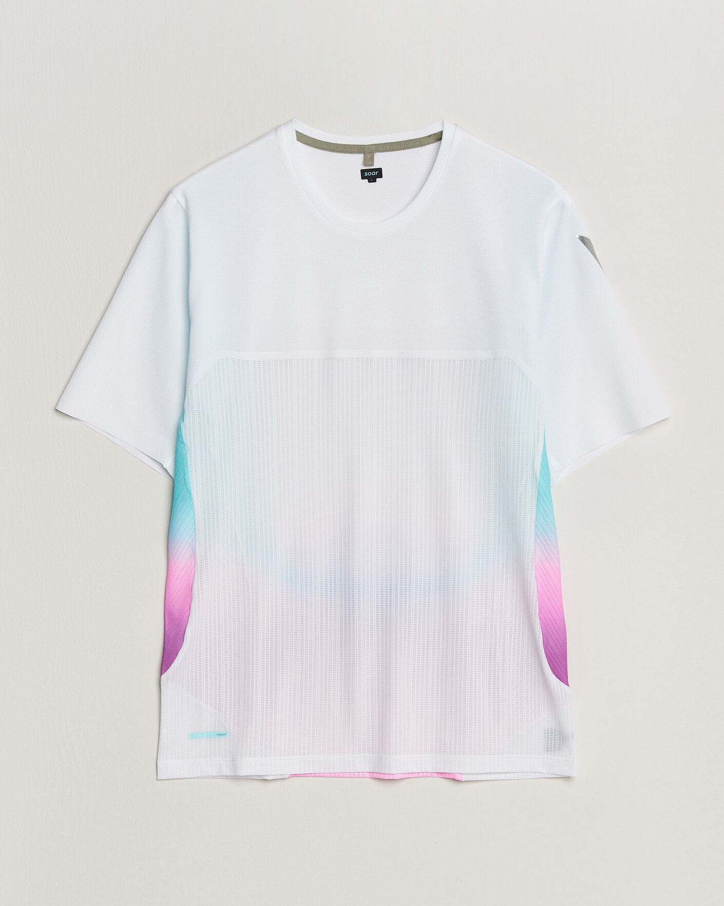 Herren | T-Shirts | SOAR Running | Hot Weather Tee White/Blue
