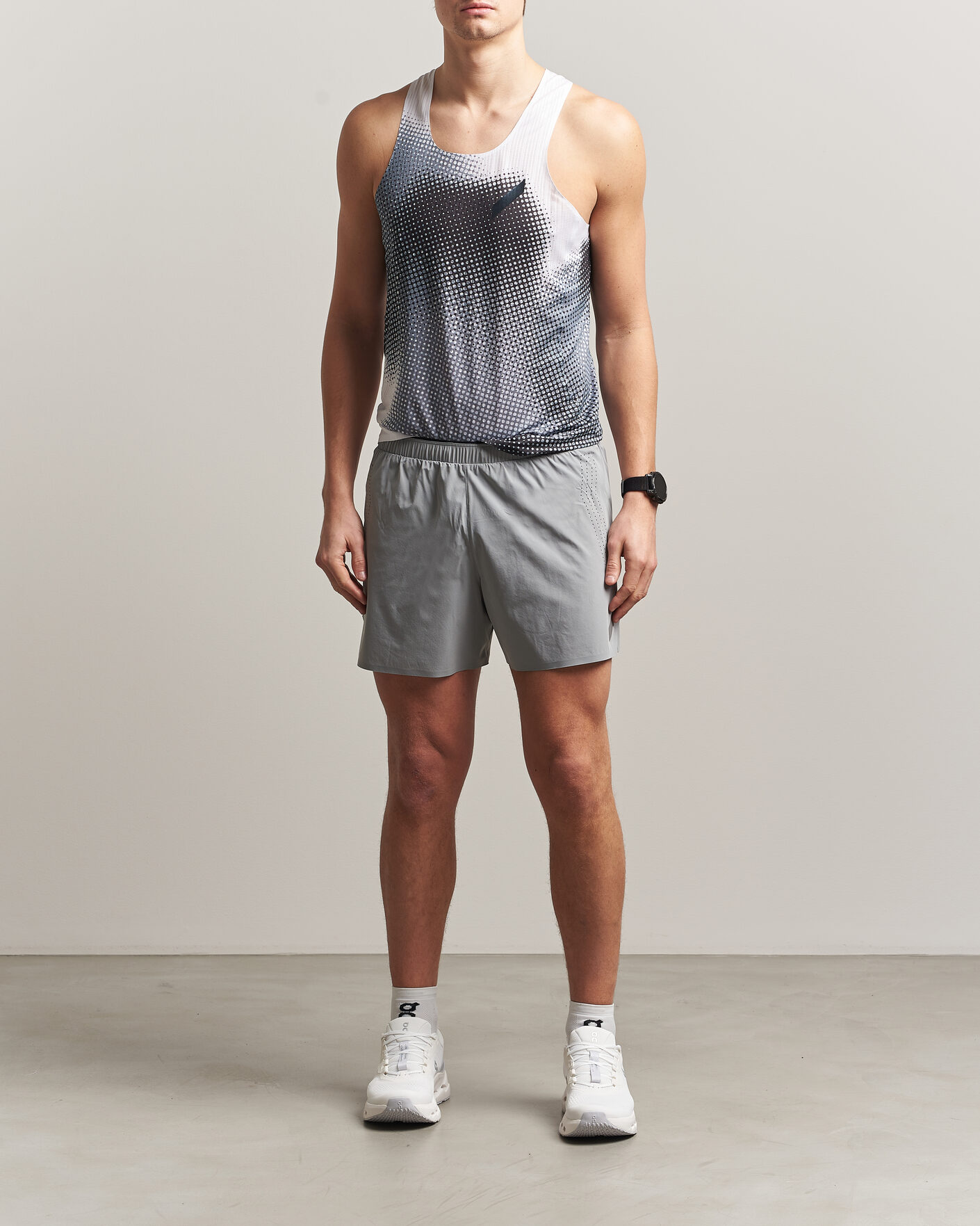 Herren | T-Shirts | SOAR Running | Race Vest Black/White
