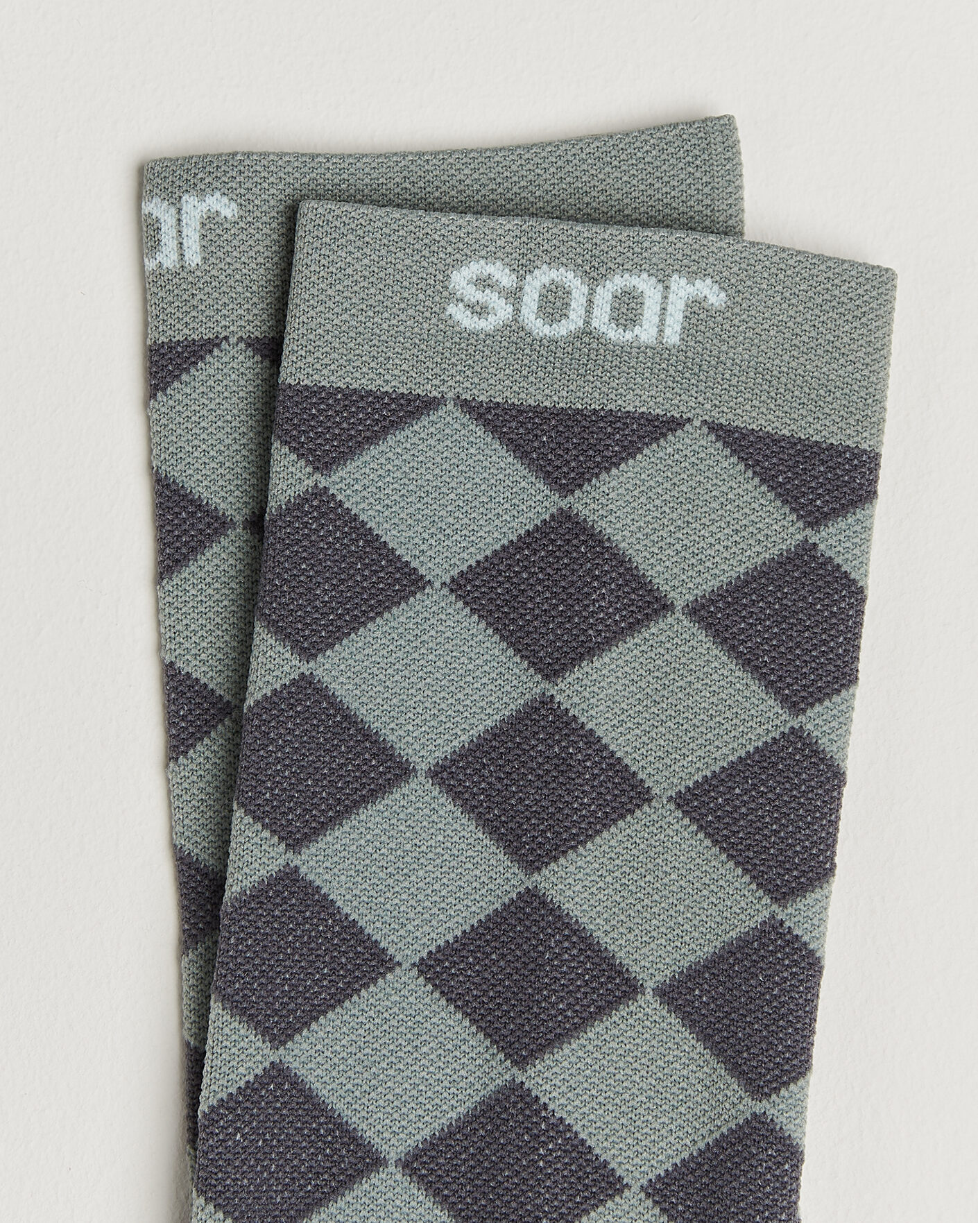 Herren | Unterwäsche | SOAR Running | Diamond Crew Sock Dark Grey