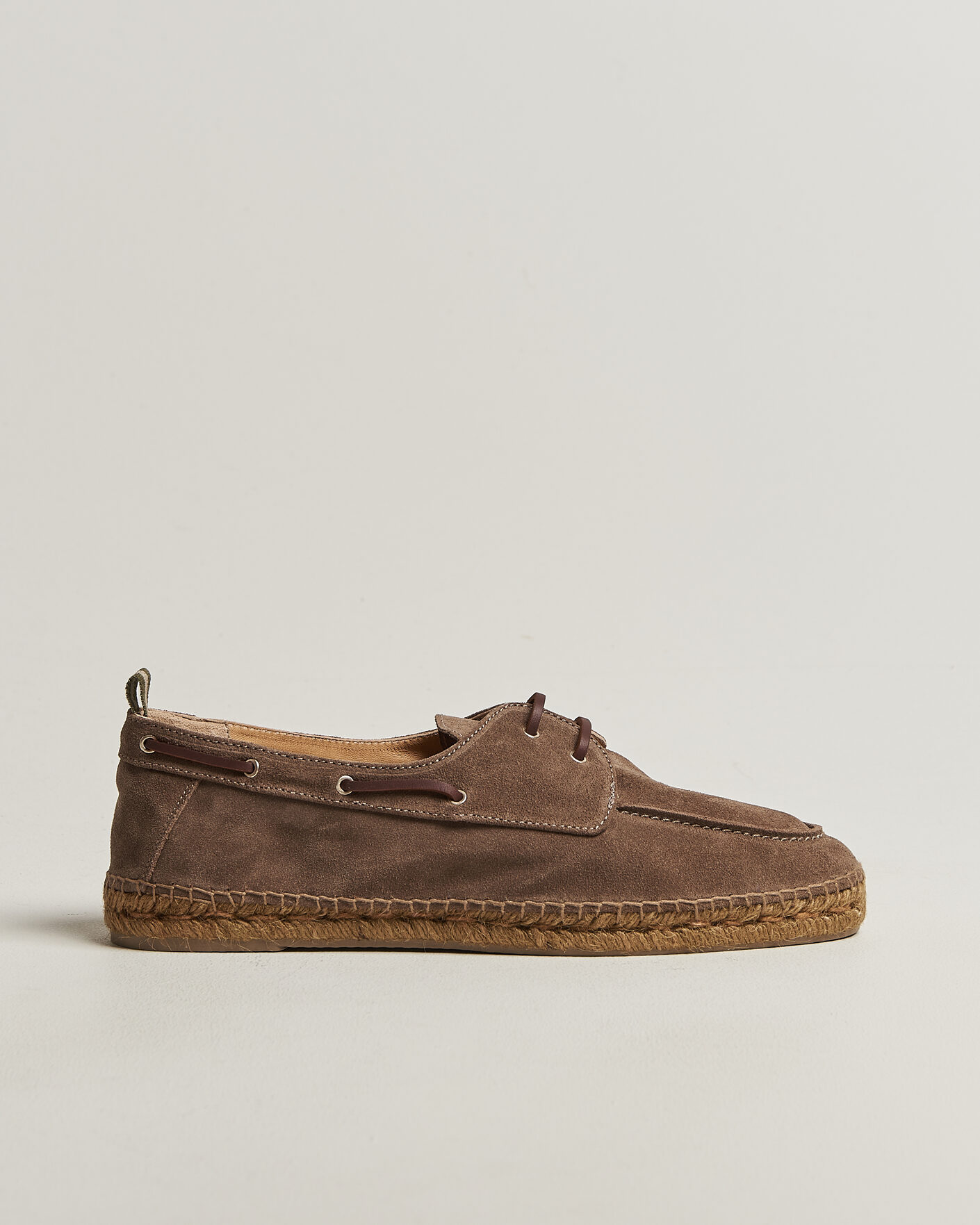 Herren | Espadrillo | Castañer | Nemo Casual Suede Boat Shoe Topo