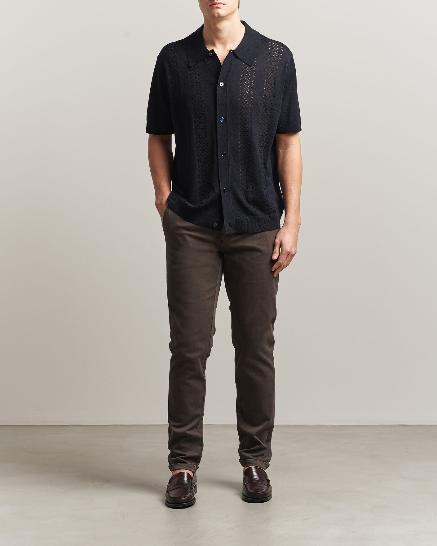 Herren | Hosen | Tramarossa | Luis Superstrech Cotton Chino Coffee