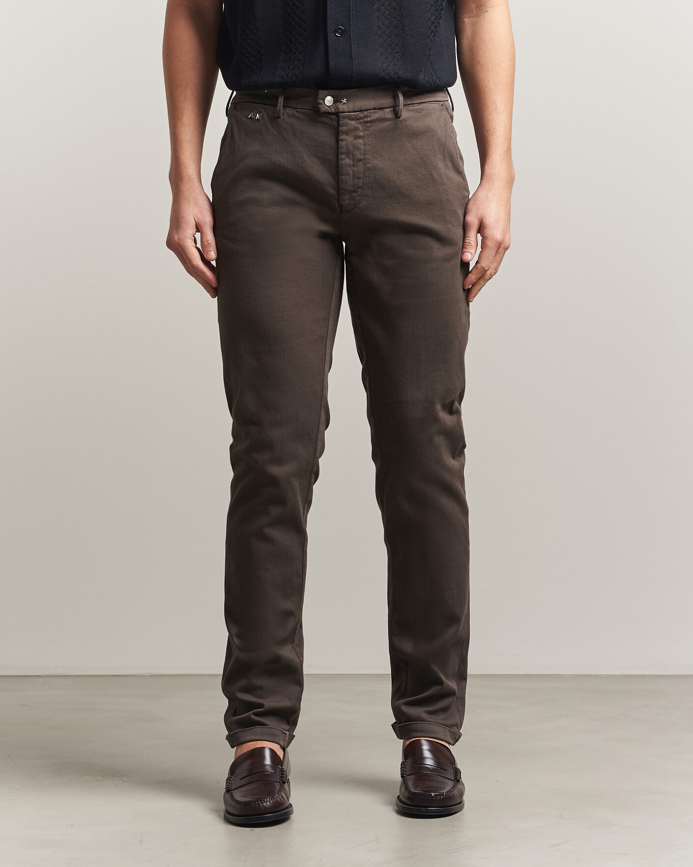 Herren | Hosen | Tramarossa | Luis Superstrech Cotton Chino Coffee