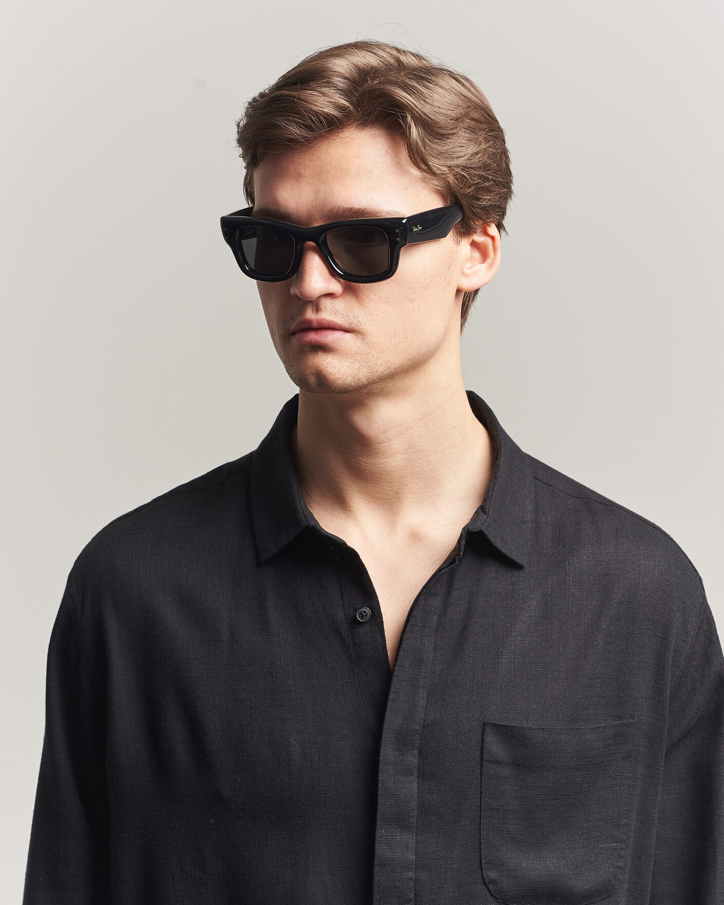 Herren | Sonnenbrillen | Ray-Ban | Wayfarer Puffer Sunglasses Black
