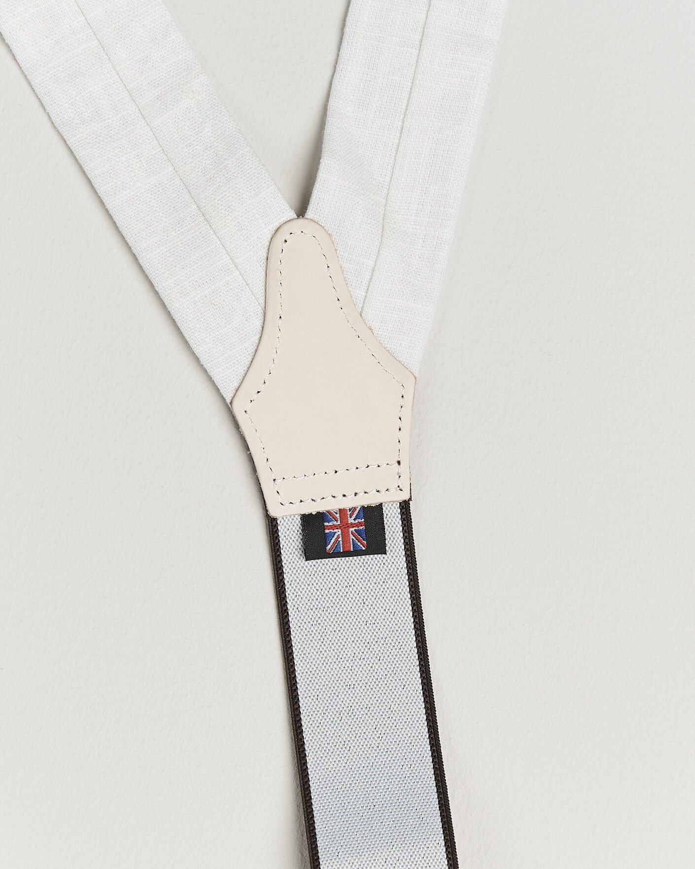 Herren | Hosenträger | Albert Thurston | Linen Braces Ivory